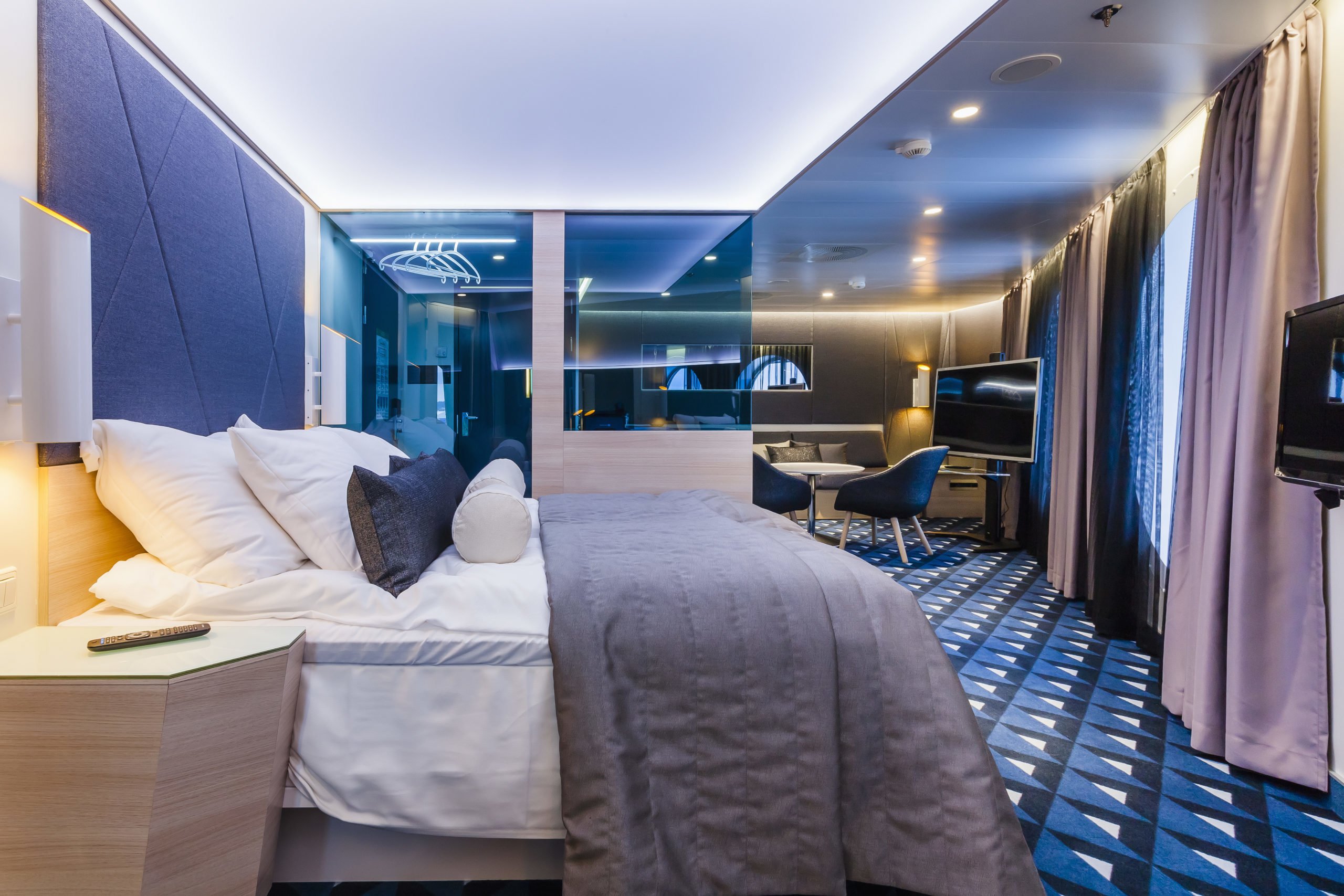 Fähre Viking Grace Schlafzimmer Ocean Suite Fähre Viking Grace Schlafzimmer Ocean Suite