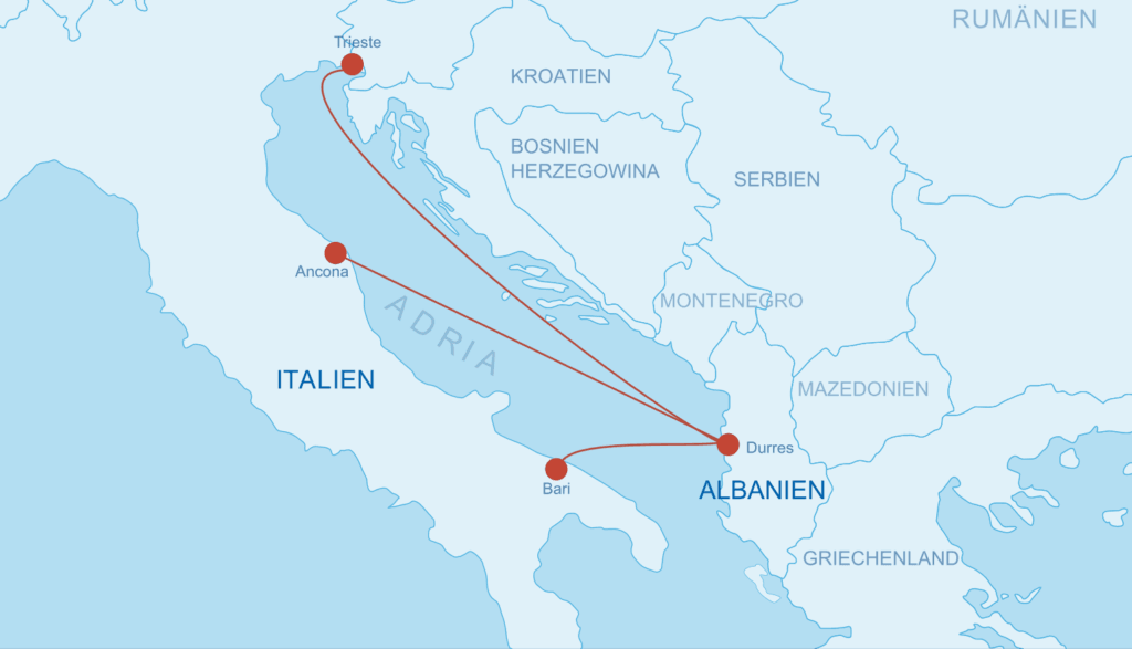 Albanien Italien