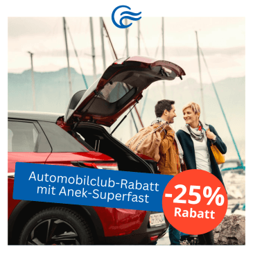 Rabatte für Automobilclub Mitglieder Automobilclub Rabatt Fähre nach Griechenland