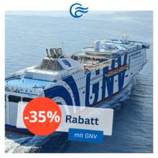 Frühbucherrabatt: Spare 35% auf deine nächste Fährreise mit GNV Profitiere vom Frühbucherrabatt von GNV.