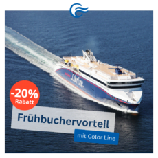 Sichere dir diesen Frühbucher Rabatt für deine nächste Fährreise mit Color Line.