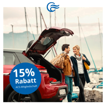 15% Rabatt auf die ACS-Mitgliedschaft Profitiere von Aktionen und Rabatten für die ACS-Mitgliedschaft.