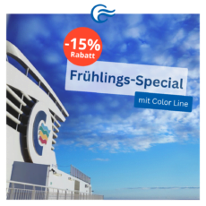 15% Rabatt auf Fährverbindungen mit Color Line: Erkunde Norwegen!