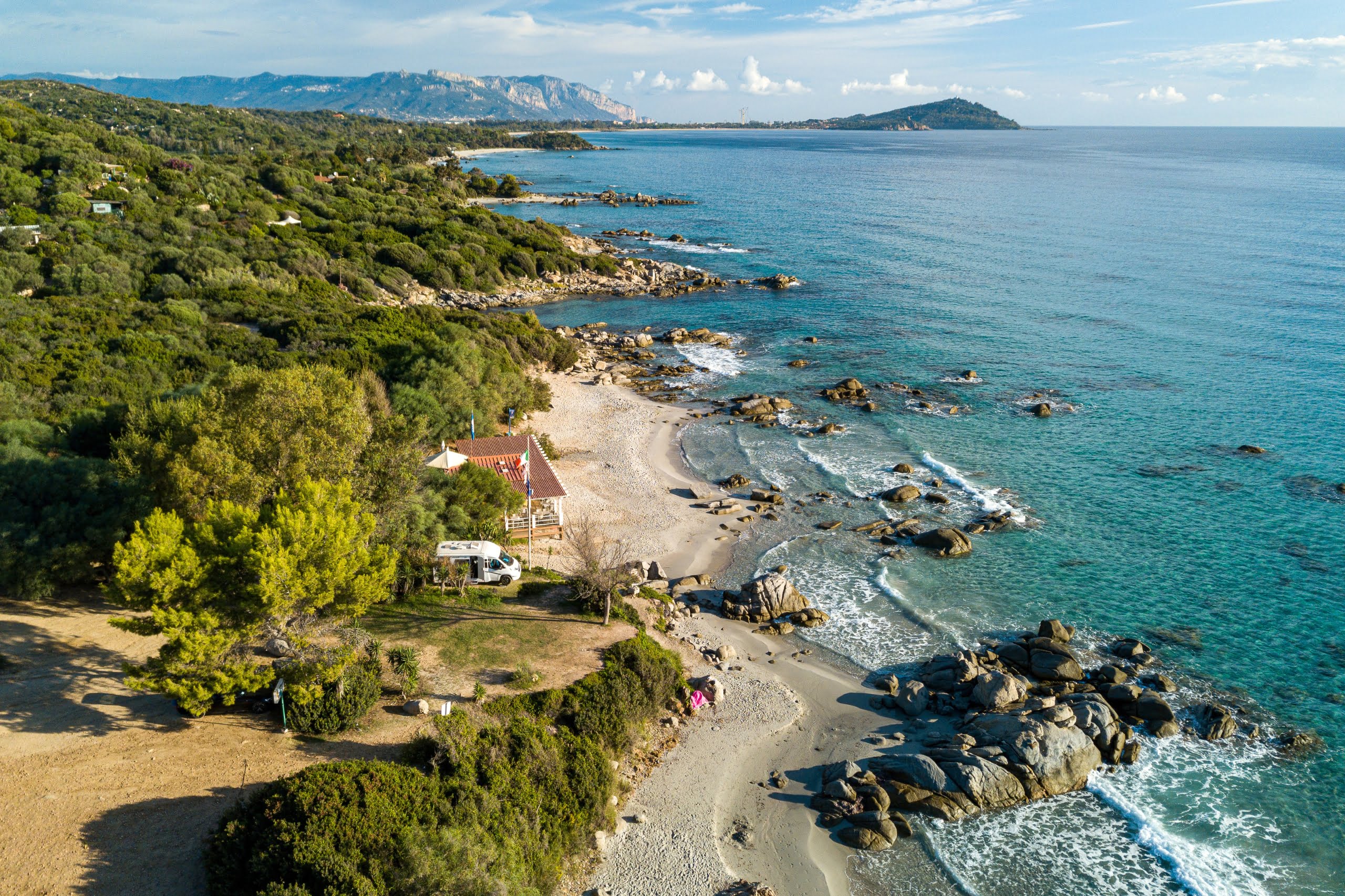 Sardinien ist ein hervorragendes Reiseziel für Wohnmobile und Camper.