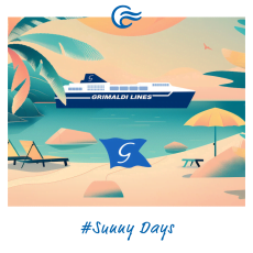 Sunny Days mit Grimaldi Lines – 20% Rabatt auf deine Fährreise! Sunny Days mit Grimaldi Lines – 20% Rabatt auf deine Fährreise!