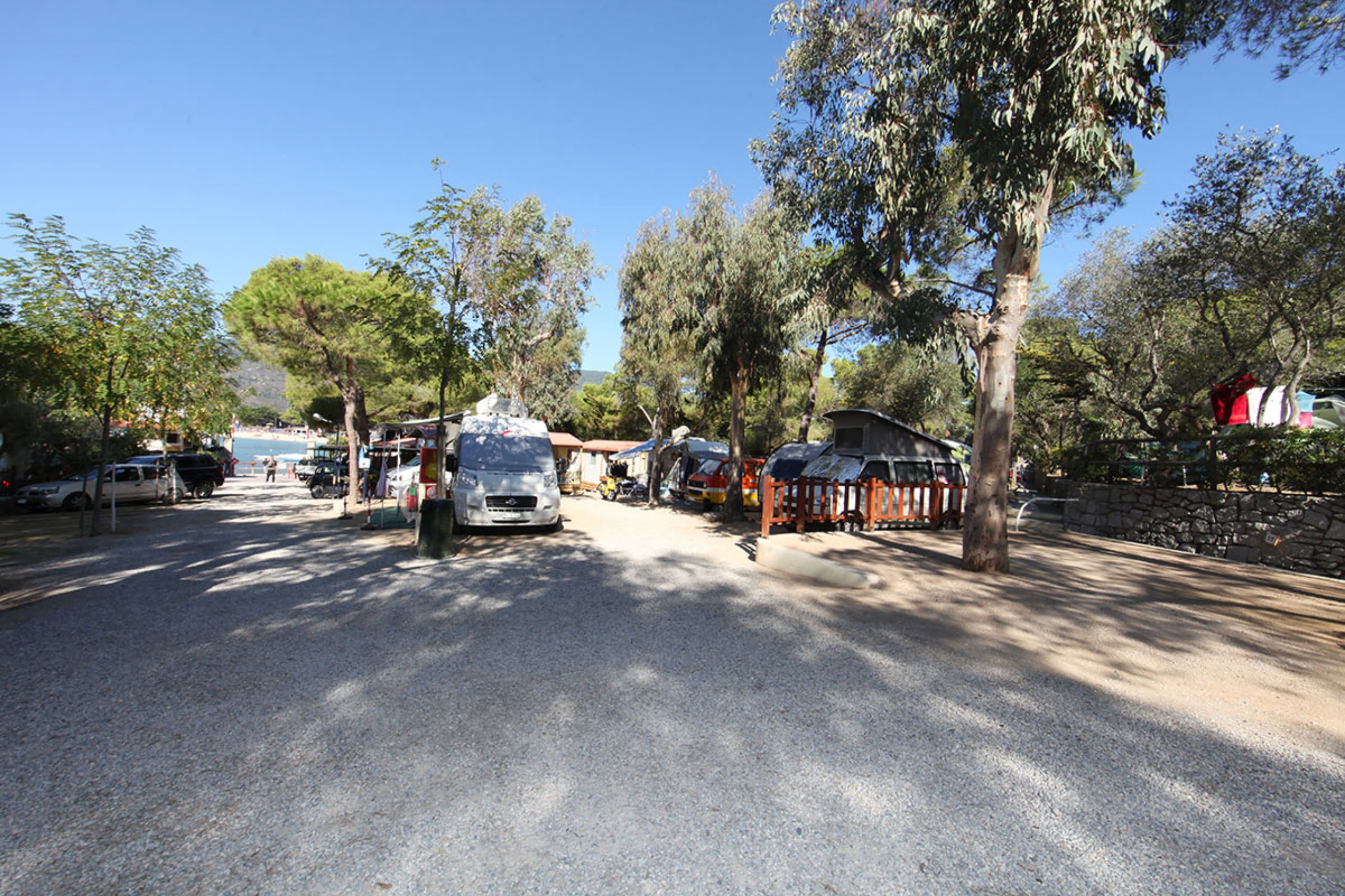 Camping La Foce auf Sardinien.