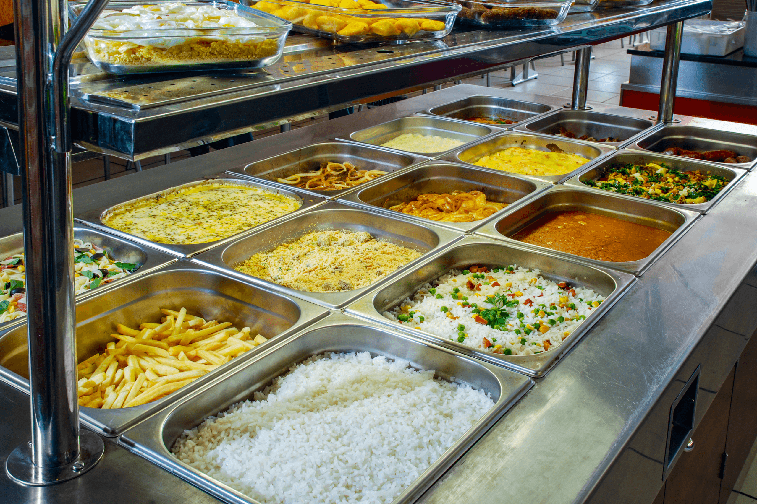 Kantinenrestaurant auf der Fähre