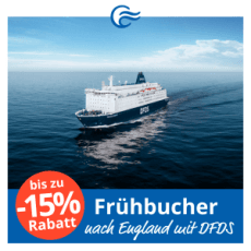 15% Rabatt mit DFDS nach England