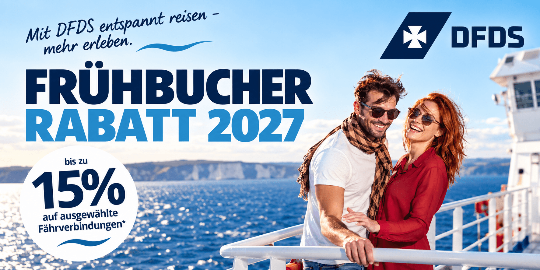 Entspannt reisen mit Frühbucherrabatt 2027
